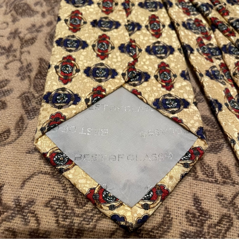 Robert Talbott Patterned Silk Tie, Made In Italy,… - image 4